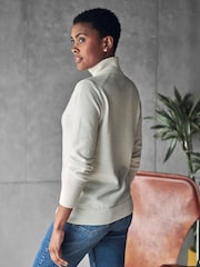 Pure Cashmere Roll Neck Long Sleeve Jumper - Image 5 of 7