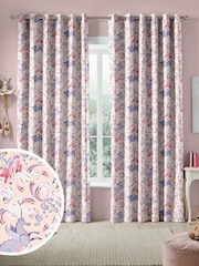 Cath Kidston Pink Kids Unicorn Made To Measure Curtains - Image 1 of 9