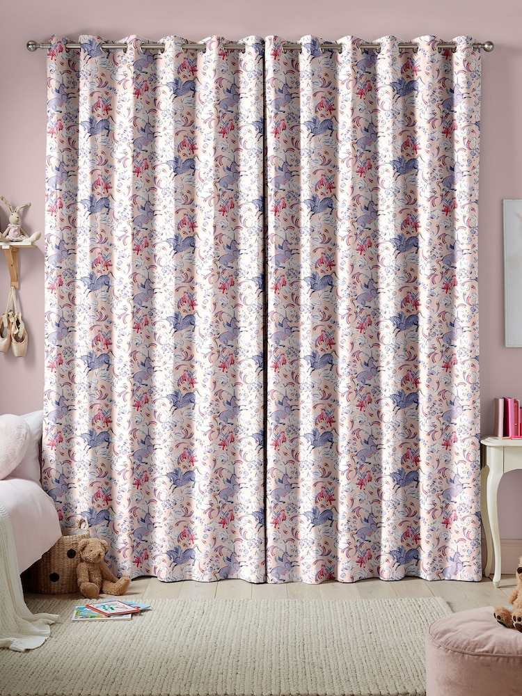 Cath Kidston Pink Kids Unicorn Made To Measure Curtains - Image 2 of 9