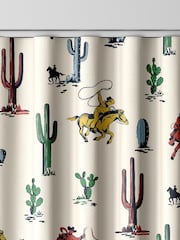Cath Kidston Cream Kids Cowboy Made To Measure 100% Cotton Curtains - Image 6 of 9