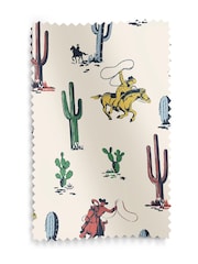 Cath Kidston Cream Kids Cowboy Made To Measure 100% Cotton Curtains - Image 7 of 9