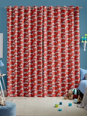 Cath Kidston Red Kids Motorbikes Made To Measure 100% Cotton Curtains - Image 2 of 9