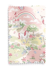 Cath Kidston Pink Kids Magical Scenic Made To Measure 100% Cotton Curtains - Image 9 of 9