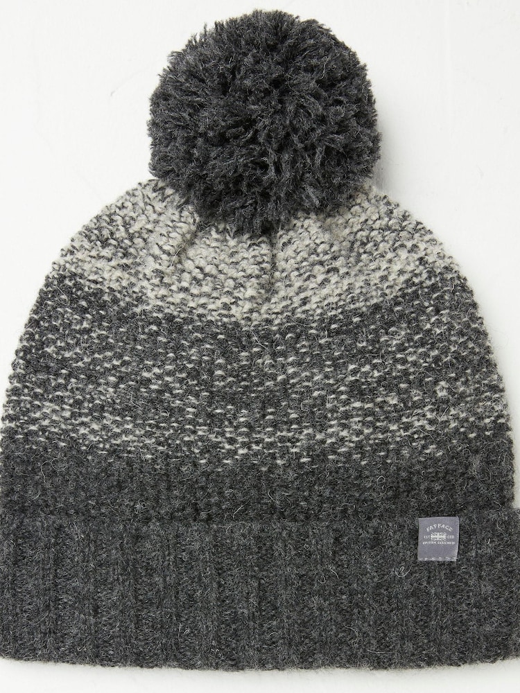 FatFace Grey Jason Colourblock Hat - Image 1 of 2