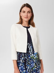 Hobbs White/Cream Elize Jacket - Image 1 of 4