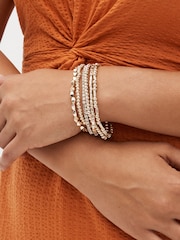 Ton d'or de rose - Lot de bracelets extensibles scintillants - Image 1 of 4