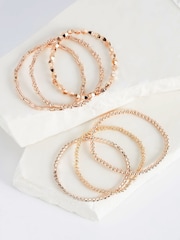 Ton d'or de rose - Lot de bracelets extensibles scintillants - Image 3 of 4