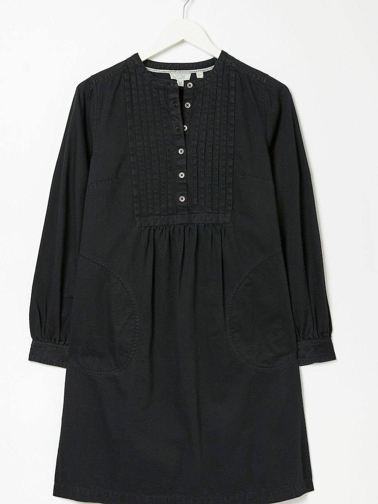 FatFace Liss Denim Black Dress - Image 4 of 4