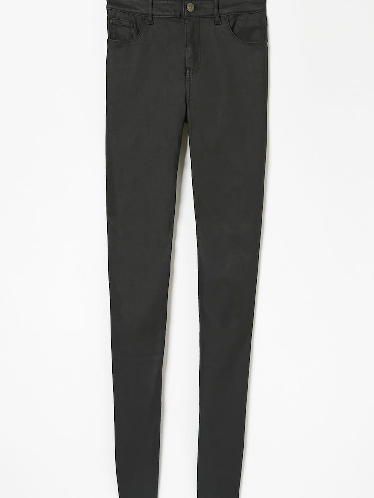 FatFace Black Coated Jenni Jeggings - Image 1 of 1 FatFace Black Coated Jenni Jeggings - Image 1 of 1