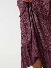 FatFace Purple Ottilie Imperial Maxi Dress - Image 4 of 5