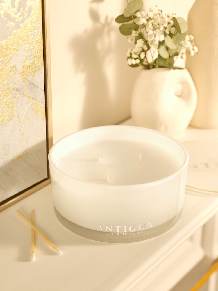 Mango and Papaya Collection Luxe Antigua 3 Wick Candle - Image 1 of 7 Mango and Papaya Collection Luxe Antigua 3 Wick Candle - Image 1 of 7