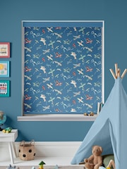 Cath Kidston Mid Blue Kids Planes Made To Measure Roller Blinds - Image 2 of 6
