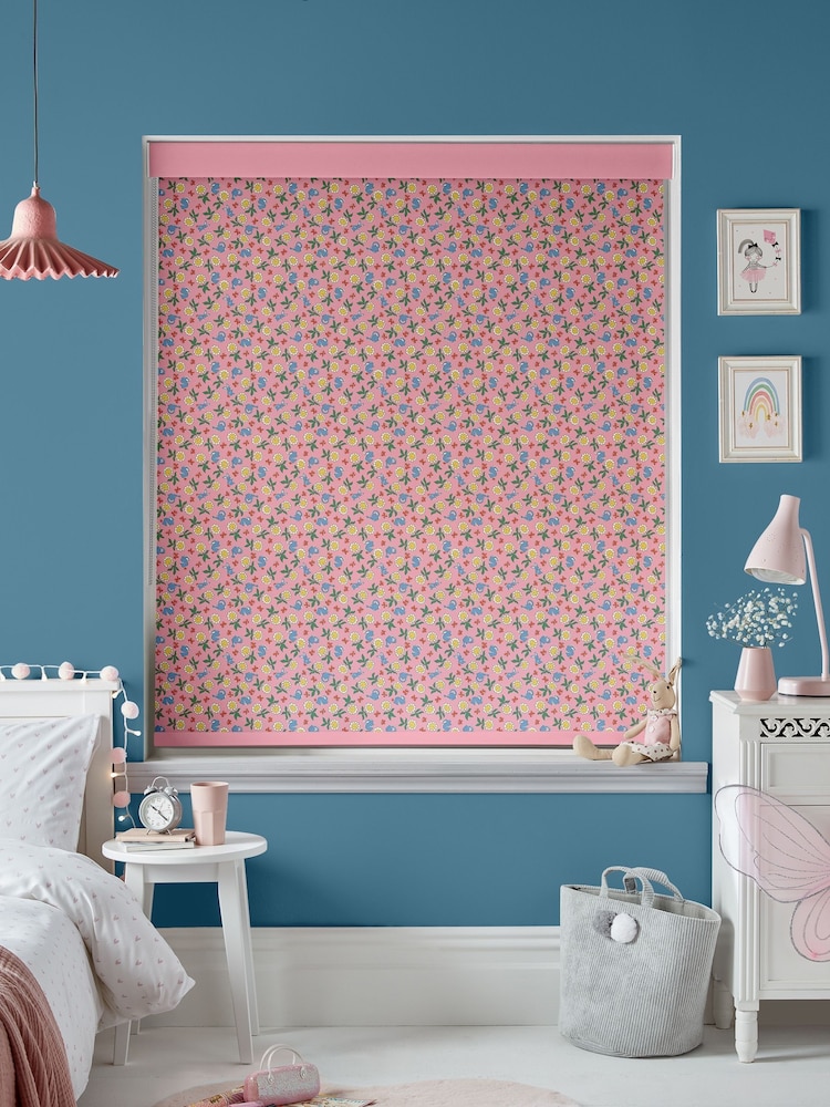 Cath Kidston Pink Kids Petal Flower Ditsy Made To Measure Roller Blinds - Image 2 of 6