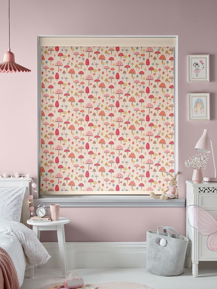 Cath Kidston Multi Kids Mini Mushrooms Made To Measure Roller Blinds - Image 2 of 6