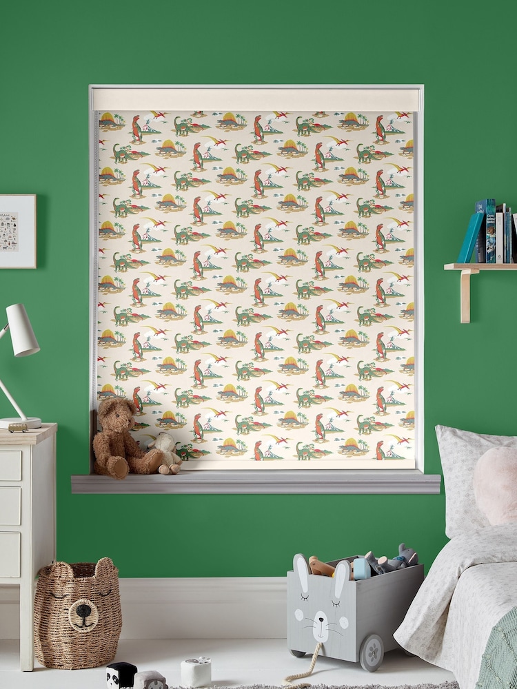 Cath Kidston Multi Kids Dino Made To Measure Roller Blinds - Image 2 of 6