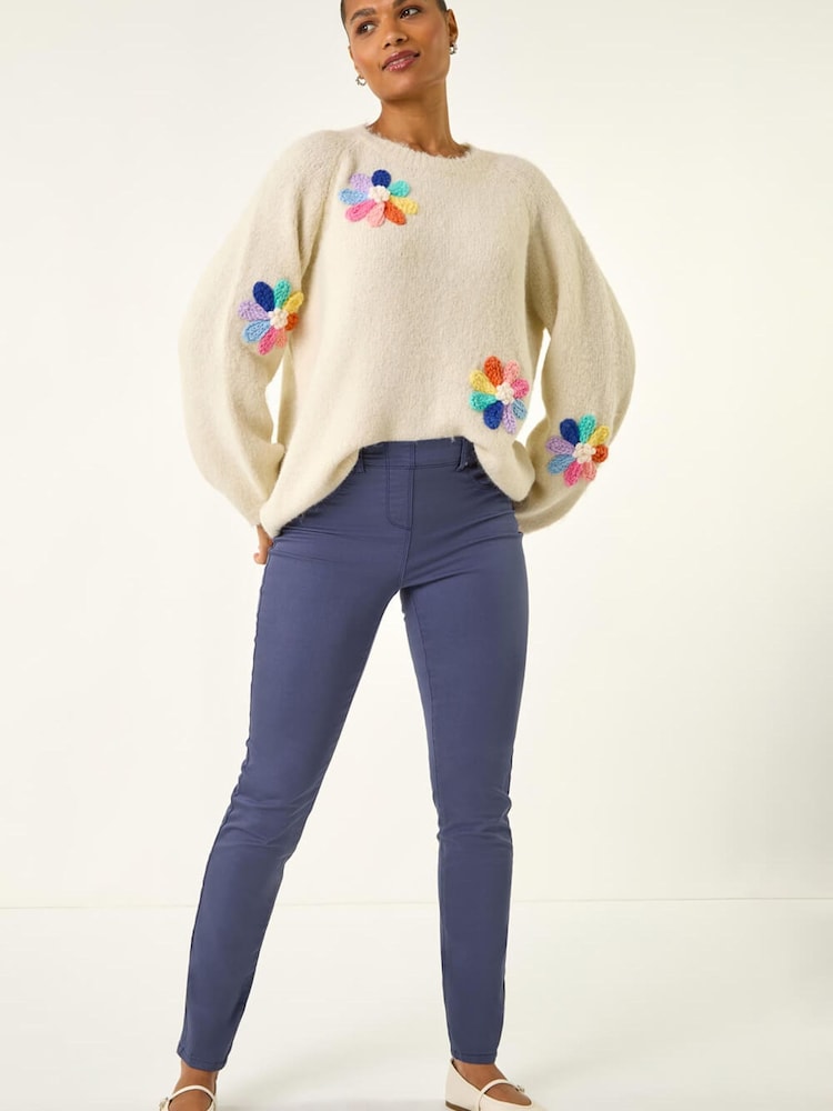 Roman Blue 31'' Denim Stretch Legging - Image 2 of 5