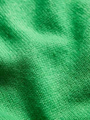 Boden Green Boyfriend Cashmere Crew Jumper - Image 6 of 6