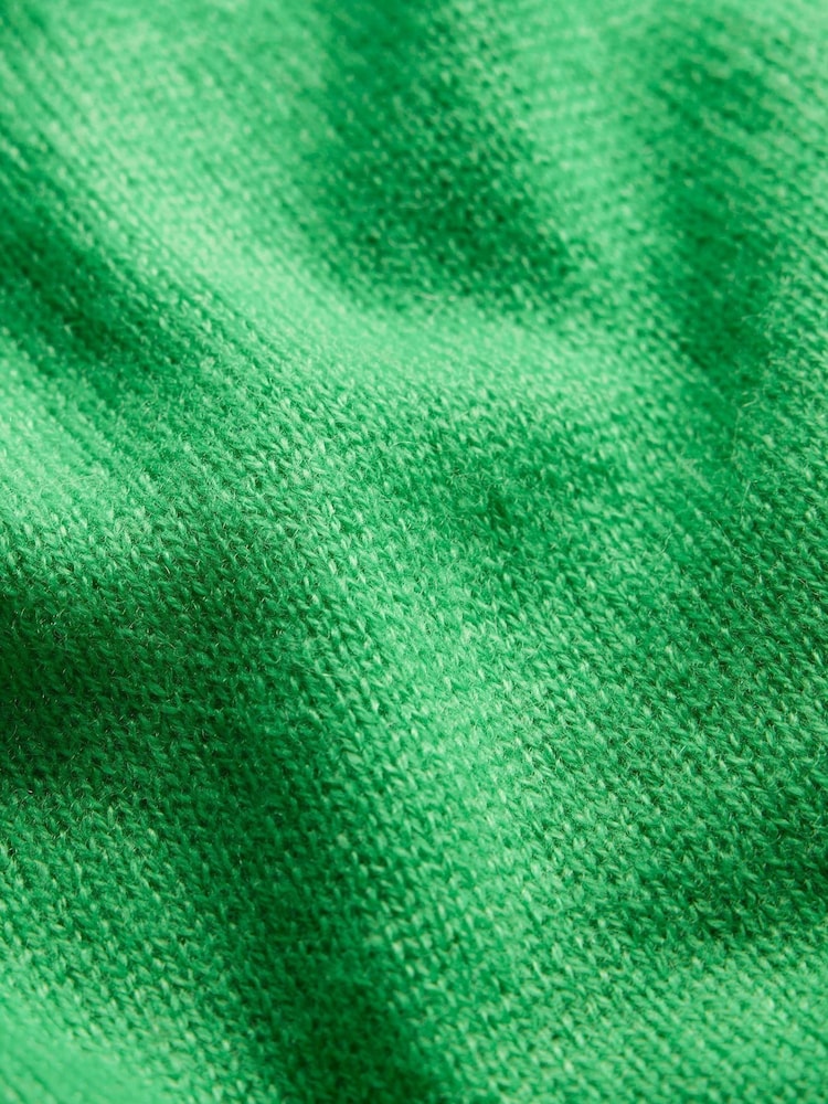 Boden Green Boyfriend Cashmere Crew Jumper - Image 6 of 6