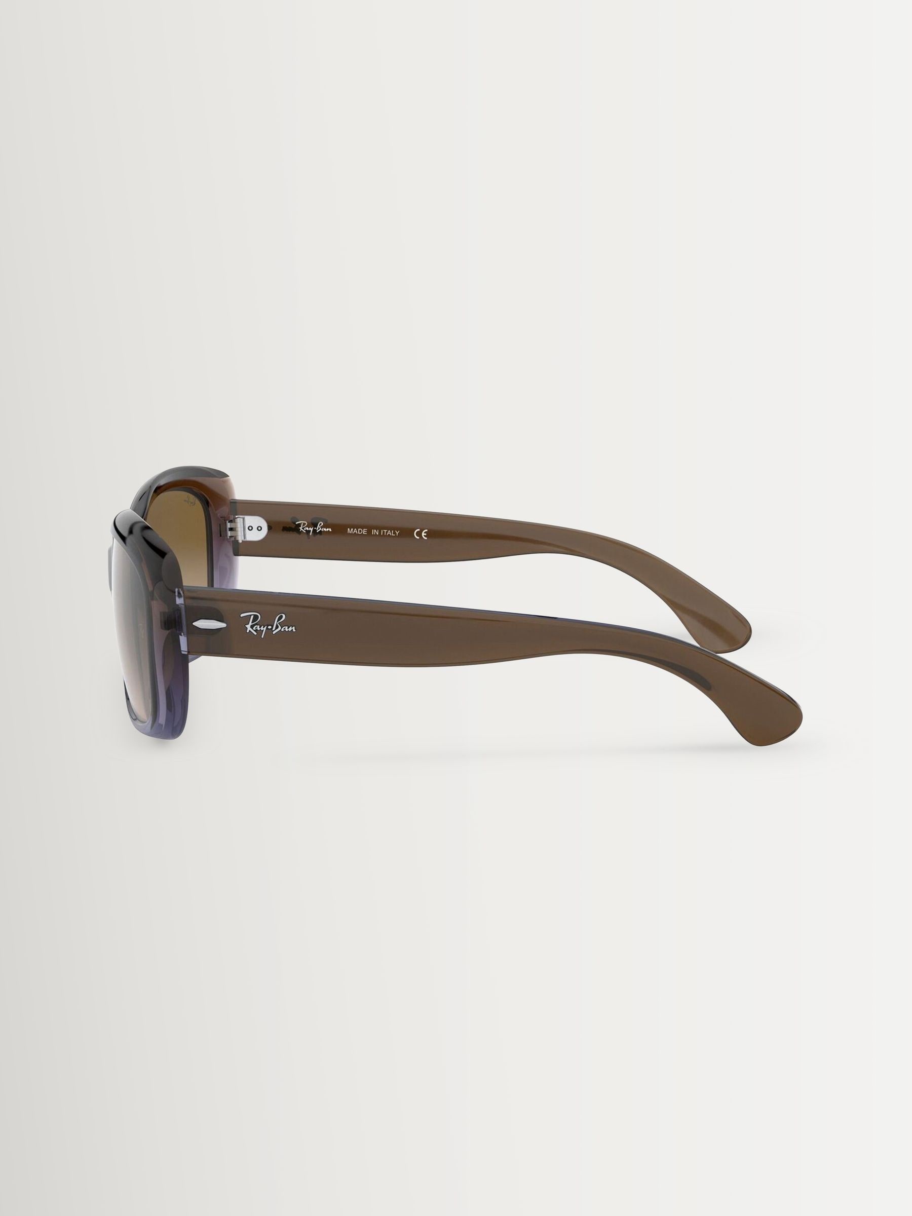 Buy Ray-Ban Brown to Lilac Gradient Ohh Sunglasses from the Next