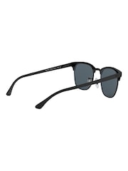Ray-Ban Clubmaster zonnebril met metalen montuur - Afbeelding 9 van 12