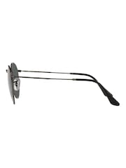 Ray-Ban Small Round Metal Sunglasses - Image 8 of 12