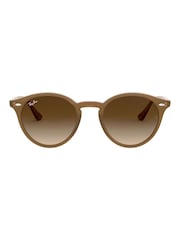 Hellbraun - Ray-ban® Klassische, runde, mittelgroße Sonnenbrille - Bild 2 von 12