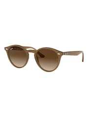 Hellbraun - Ray-ban® Klassische, runde, mittelgroße Sonnenbrille - Bild 3 von 12
