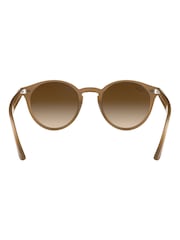 Hellbraun - Ray-ban® Klassische, runde, mittelgroße Sonnenbrille - Bild 4 von 12