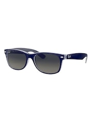 Mattblau - Ray-Ban New Kleine Wayfarer-Sonnenbrille - Bild 11 von 14