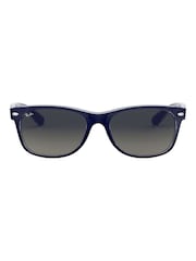 Mattblau - Ray-Ban New Kleine Wayfarer-Sonnenbrille - Bild 12 von 14