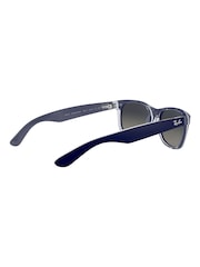 Mattblau - Ray-Ban New Kleine Wayfarer-Sonnenbrille - Bild 4 von 14