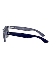 Mattblau - Ray-Ban New Kleine Wayfarer-Sonnenbrille - Bild 9 von 14