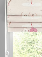 Cath Kidston Pink Kids Ballerinas Made To Measure Roman 100% Cotton Blind - Image 4 of 6