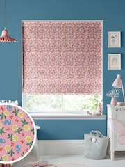 Cath Kidston Pink Kids Petal Flower Ditsy Made To Measure Roman 100% Cotton Blind - Image 1 of 6