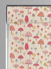 Cath Kidston Pink Kids Mini Mushrooms Made To Measure Roman 100% Cotton Blind - Image 3 of 6