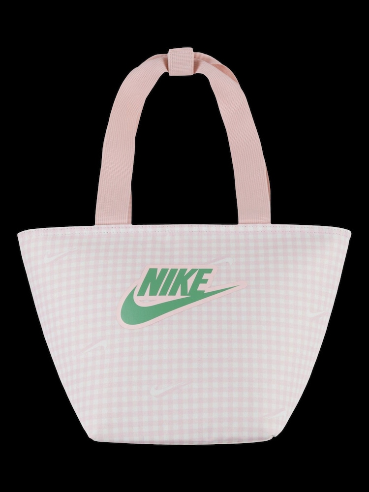 Nike Pink Gingham Kids Lunch Bag and Picnic Blanket - Image 1 of 3