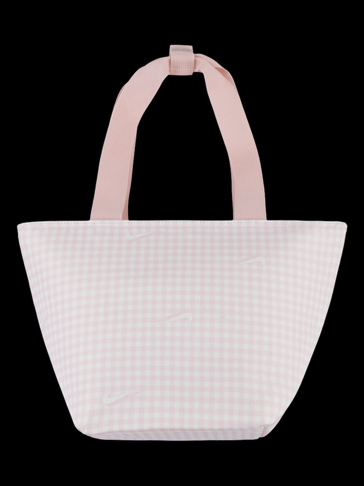 Nike Pink Gingham Kids Lunch Bag and Picnic Blanket - Image 2 of 3