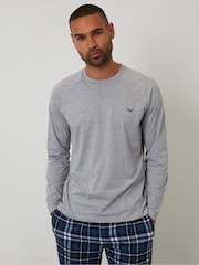 Threadbare Light Grey Blend Long Sleeve Pyjamas Set - Image 3 of 4