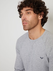 Threadbare Light Grey Blend Long Sleeve Pyjamas Set - Image 4 of 4