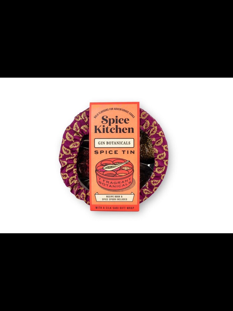 Spice Kitchen Gin Botanicals Spice Tin With Sari - Image 1 of 3