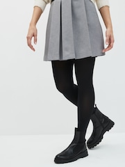 Black 80 Denier Footless Opaque Tights - Image 1 of 2