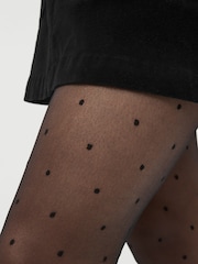 Spotty Bum, Tum And Thigh Shaping Tights - Image 2 of 2