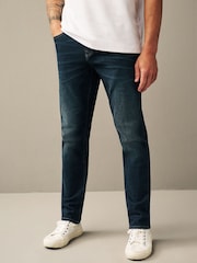 Blue Deep Slim Fit Authentic Stretch Denim Jeans - Image 4 of 13