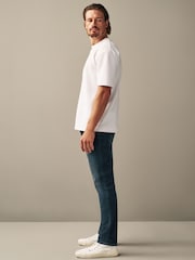 Blue Deep Slim Fit Authentic Stretch Denim Jeans - Image 7 of 13