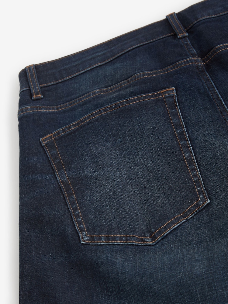 Blue Deep Straight Fit Authentic Stretch Denim Jeans - Image 11 of 12