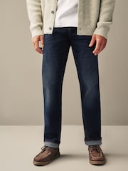 Blue Deep Straight Fit Authentic Stretch Denim Jeans - Image 3 of 12