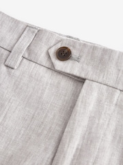 Grey Linen Blend Suit Trousers (12mths-16yrs) - Image 3 of 3