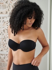 Pour Moi Black Definitions Push Up Multiway Strapless Bra - Image 4 of 9