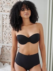 Pour Moi Black Definitions Push Up Multiway Strapless Bra - Image 5 of 9