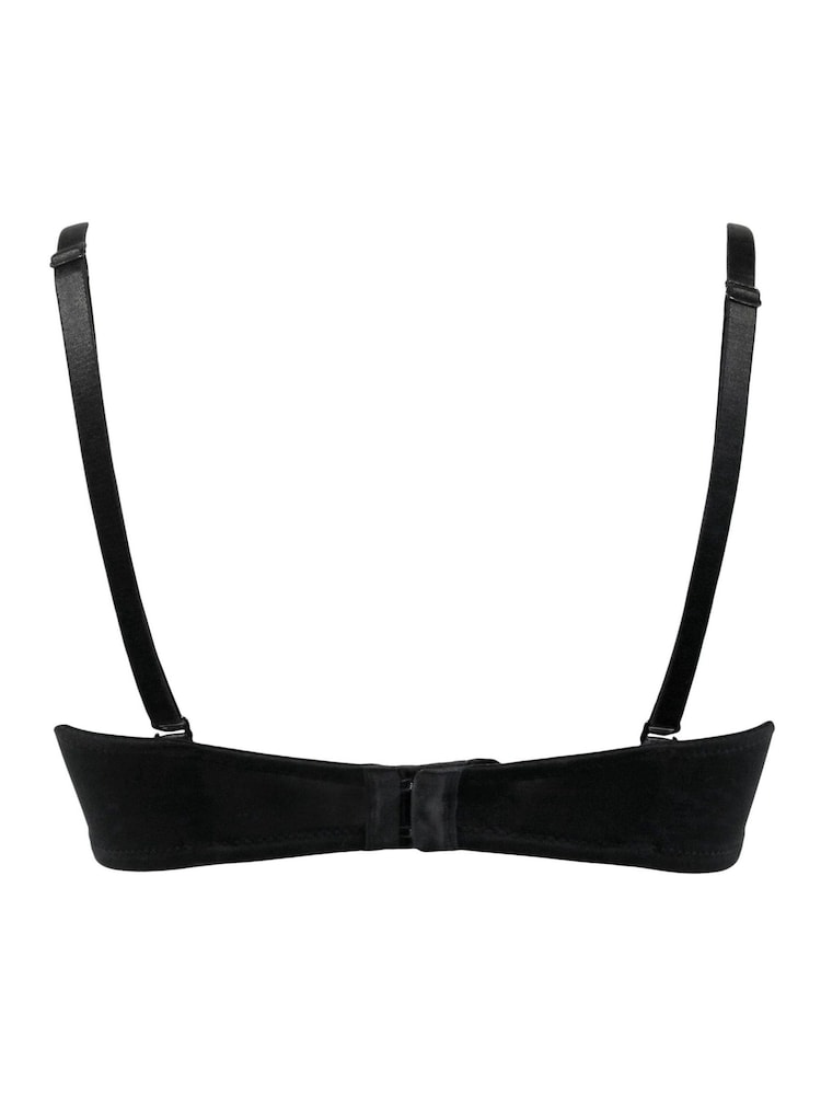 Pour Moi Black Definitions Push Up Multiway Strapless Bra - Image 6 of 6